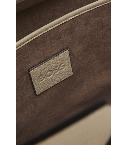 BOSS Revers tote bag in leather with belt detail