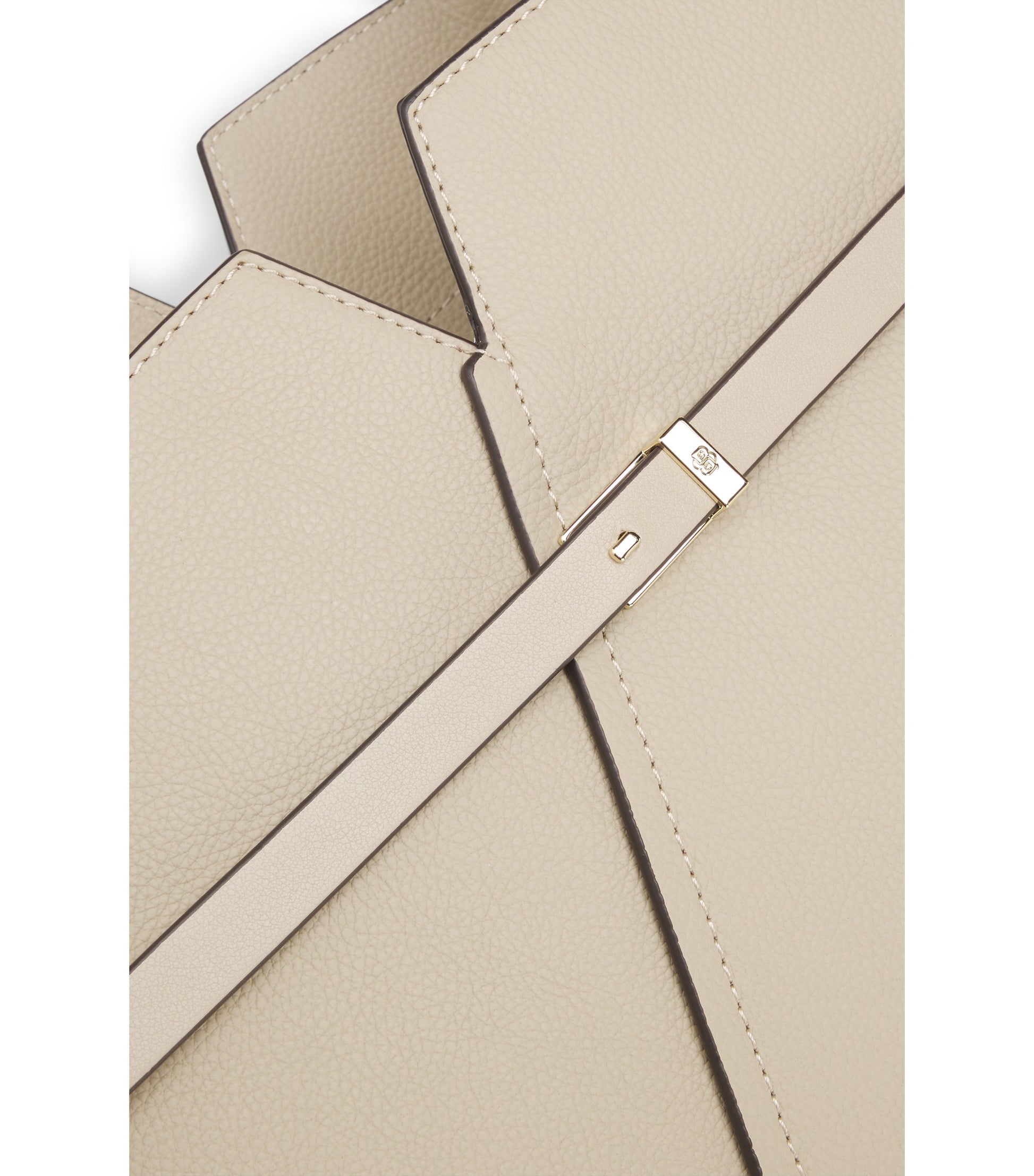 BOSS Revers tote bag in leather with belt detail