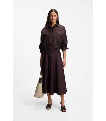 BOSS Revers tote bag in leather with belt detail