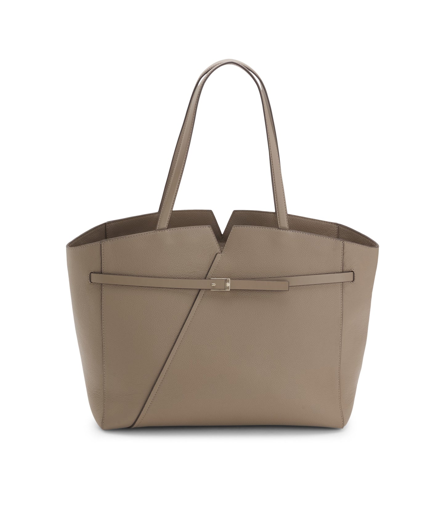 BOSS Revers tote bag in leather with belt detail