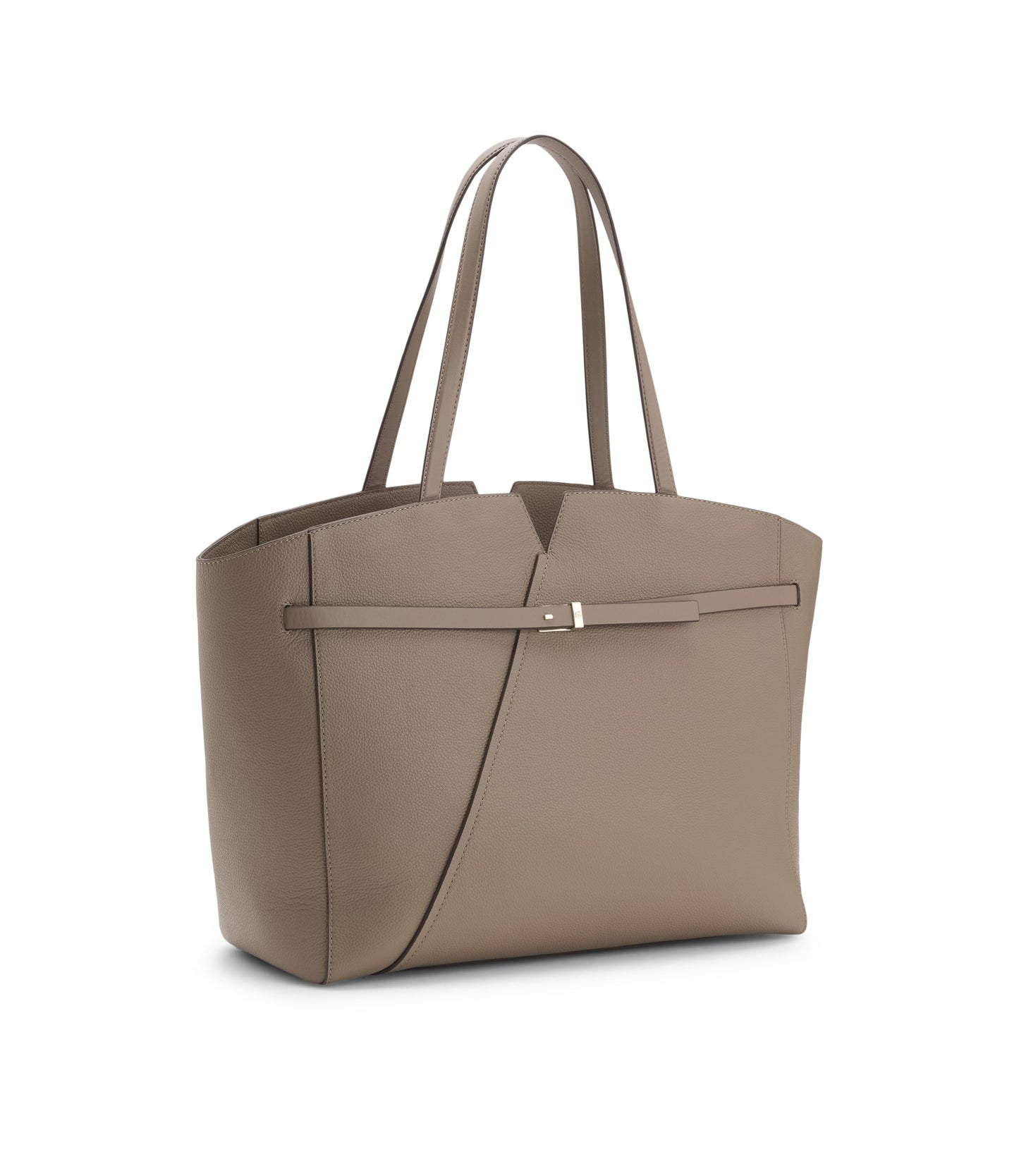 BOSS Revers tote bag in leather with belt detail