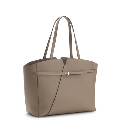 BOSS Revers tote bag in leather with belt detail