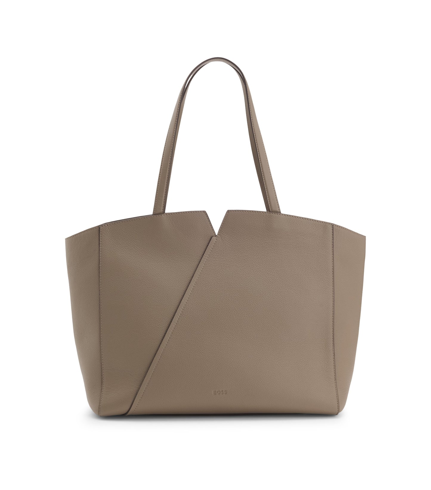 BOSS Revers tote bag in leather with belt detail