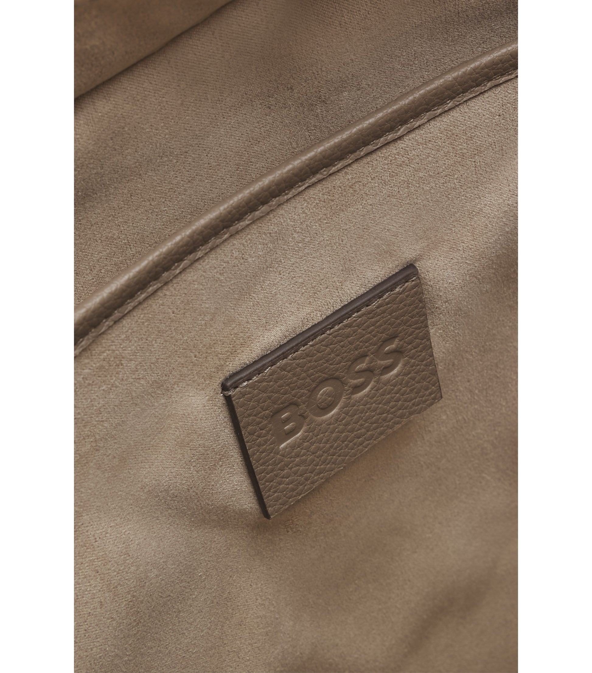 BOSS Revers tote bag in leather with belt detail