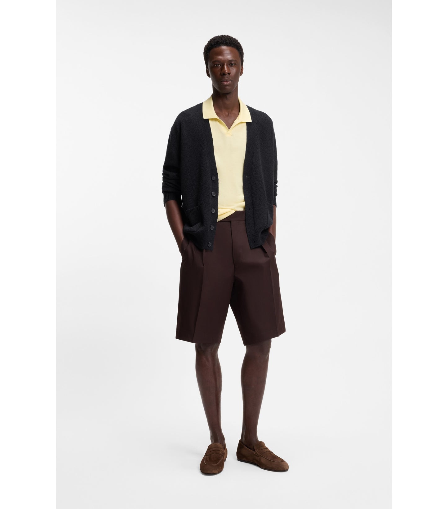 BOSS BY BECKHAM cardigan in a cotton blend