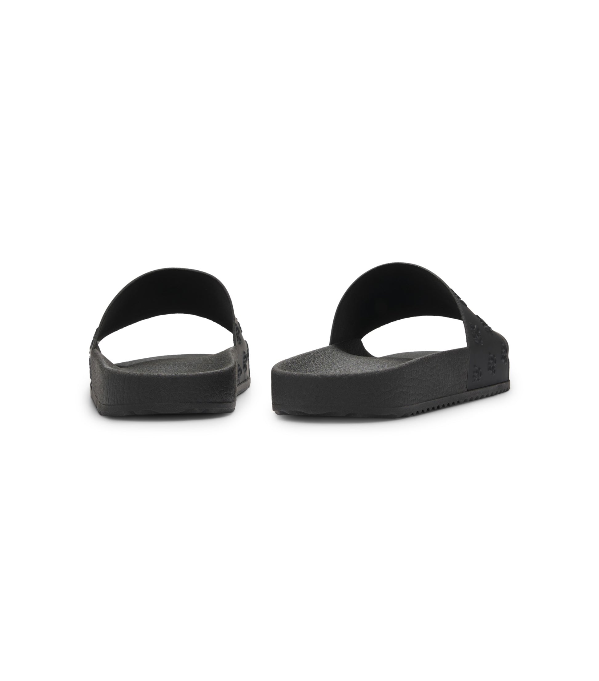 Slides with repeat stacked-logo uppers