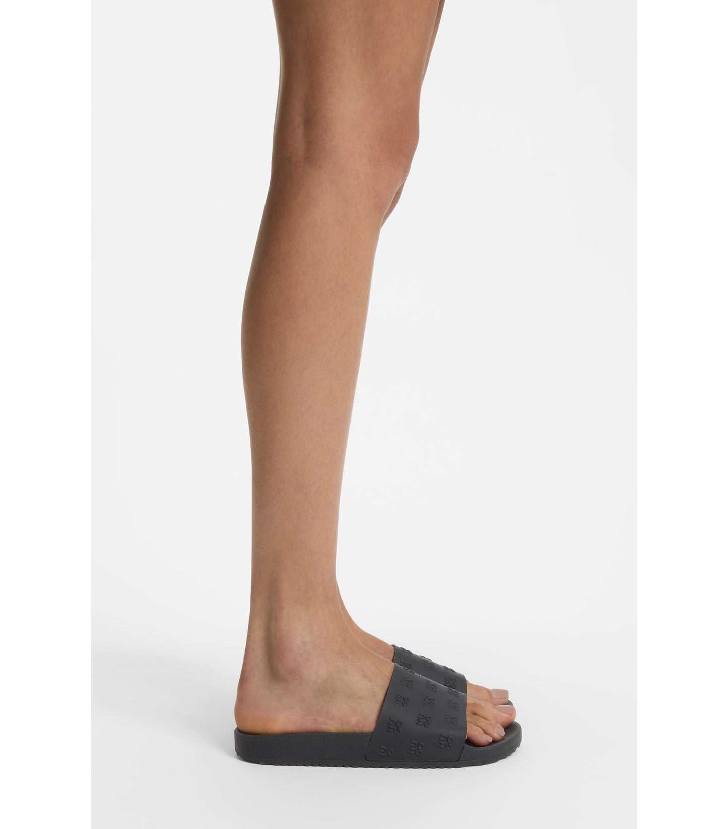 Slides with repeat stacked-logo uppers
