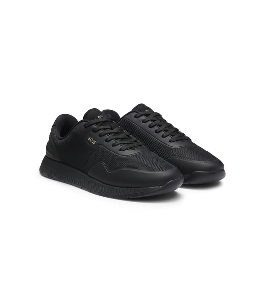 TTNM mesh trainers with smooth trims