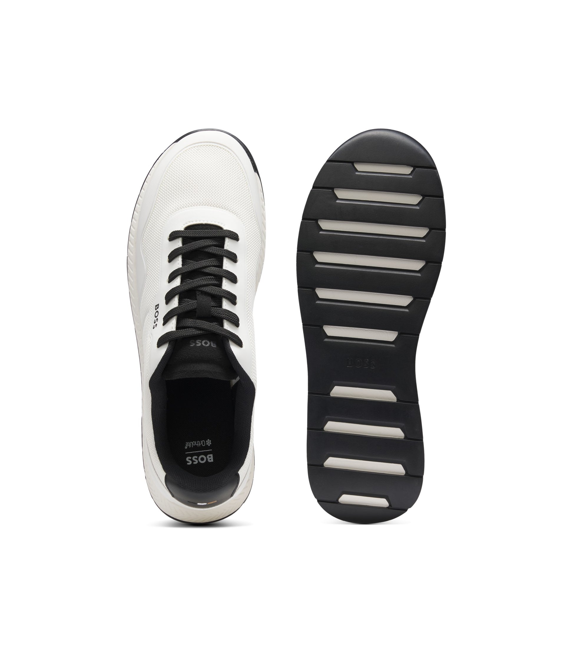 TTNM mesh trainers with smooth trims