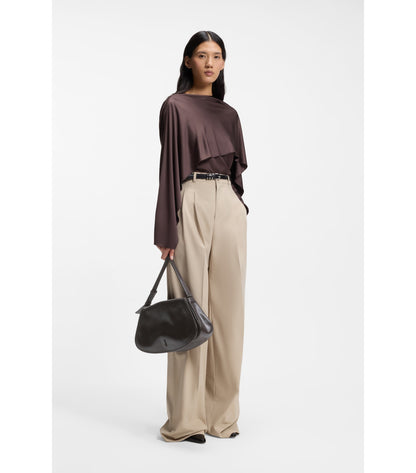 Ariell shoulder bag in leather with adjustable strap