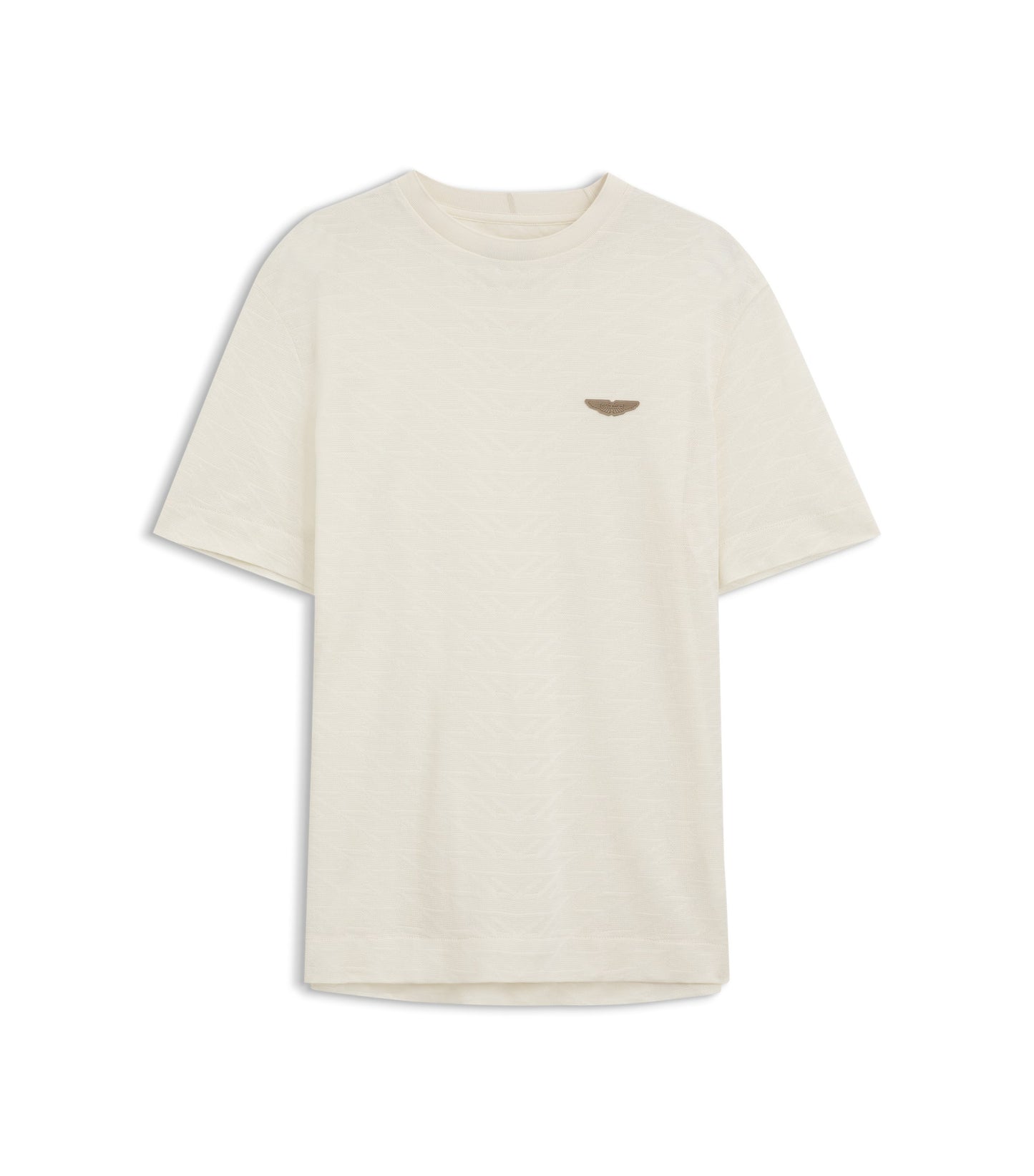 BOSS x ASTON MARTIN T-shirt in mercerised cotton jacquard