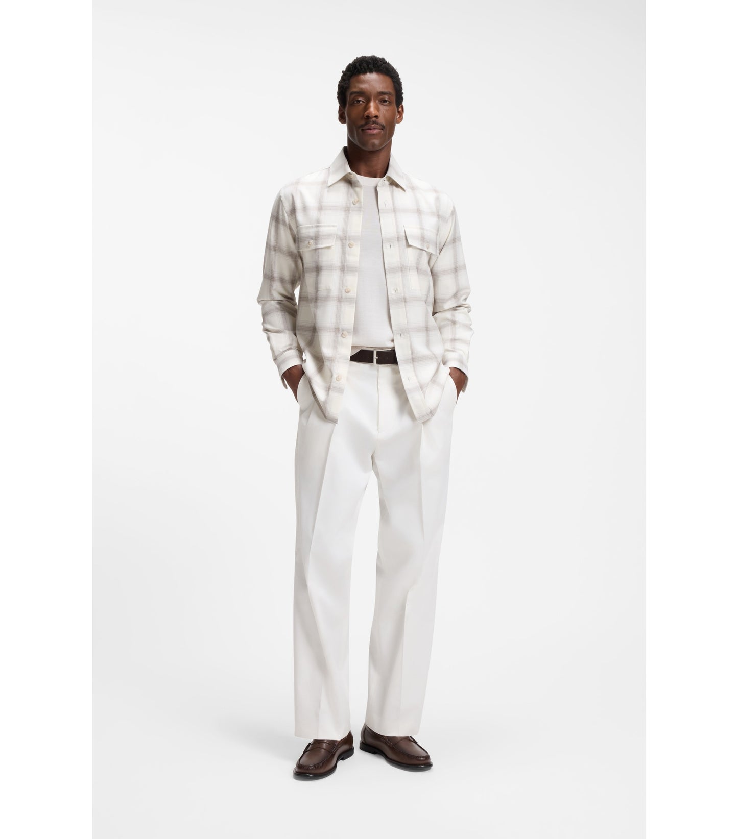 Merino-wool sweater in a regular fit