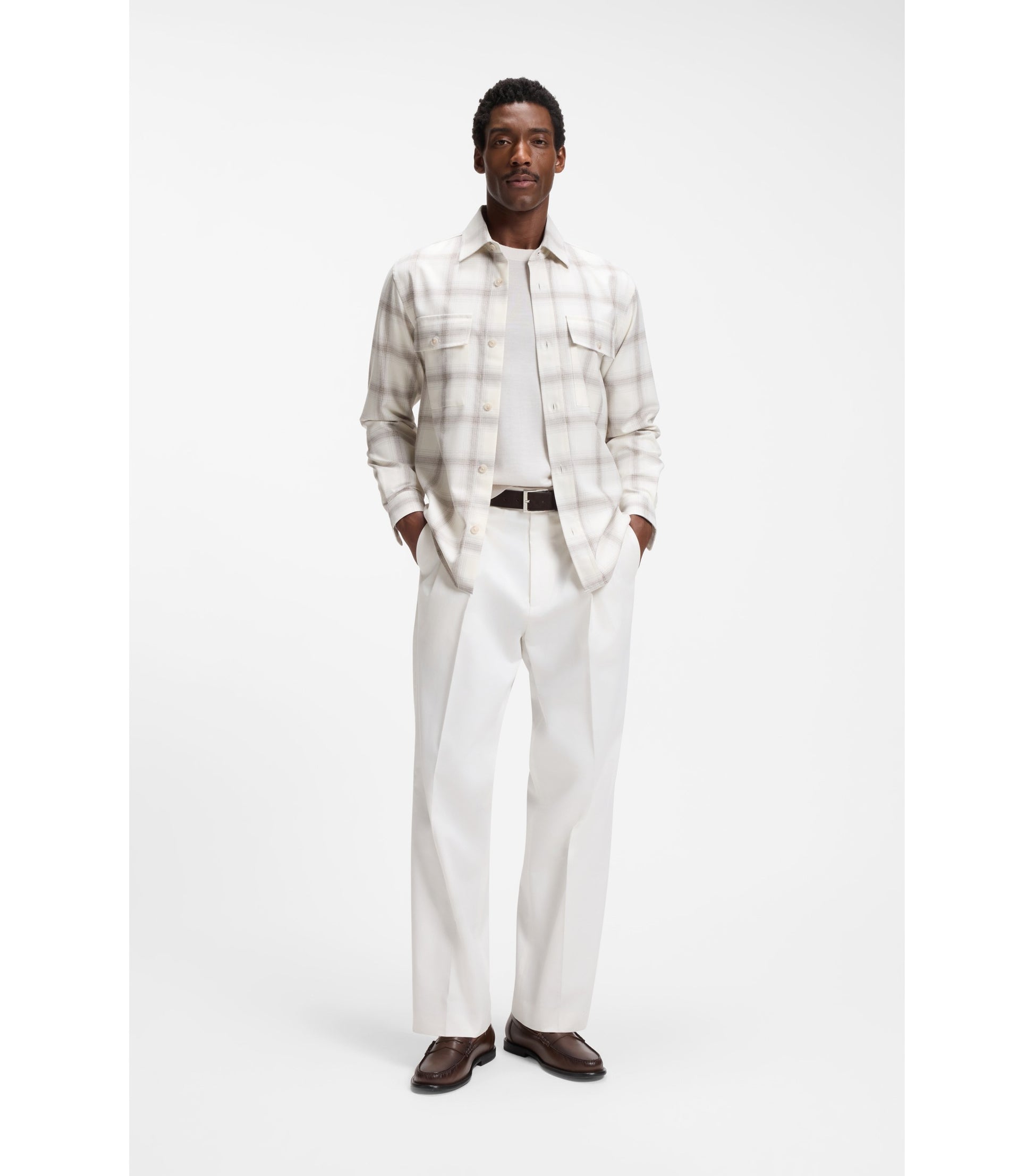 Merino-wool sweater in a regular fit