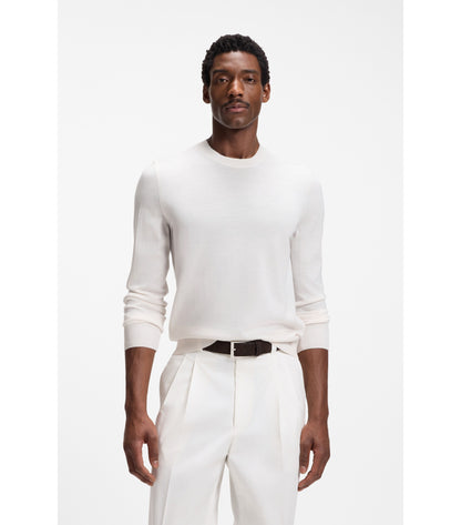 Merino-wool sweater in a regular fit