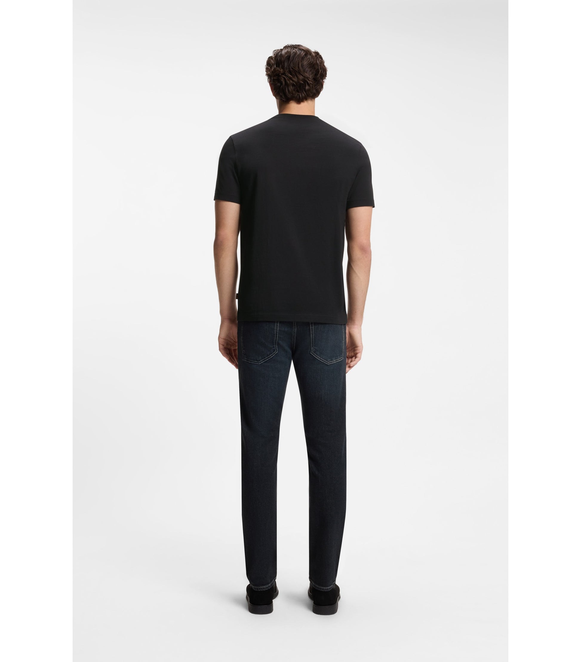 Regular-fit T-shirt in lightweight cotton jersey