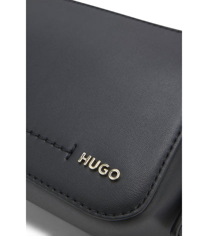 Crossbody bag with logo lettering