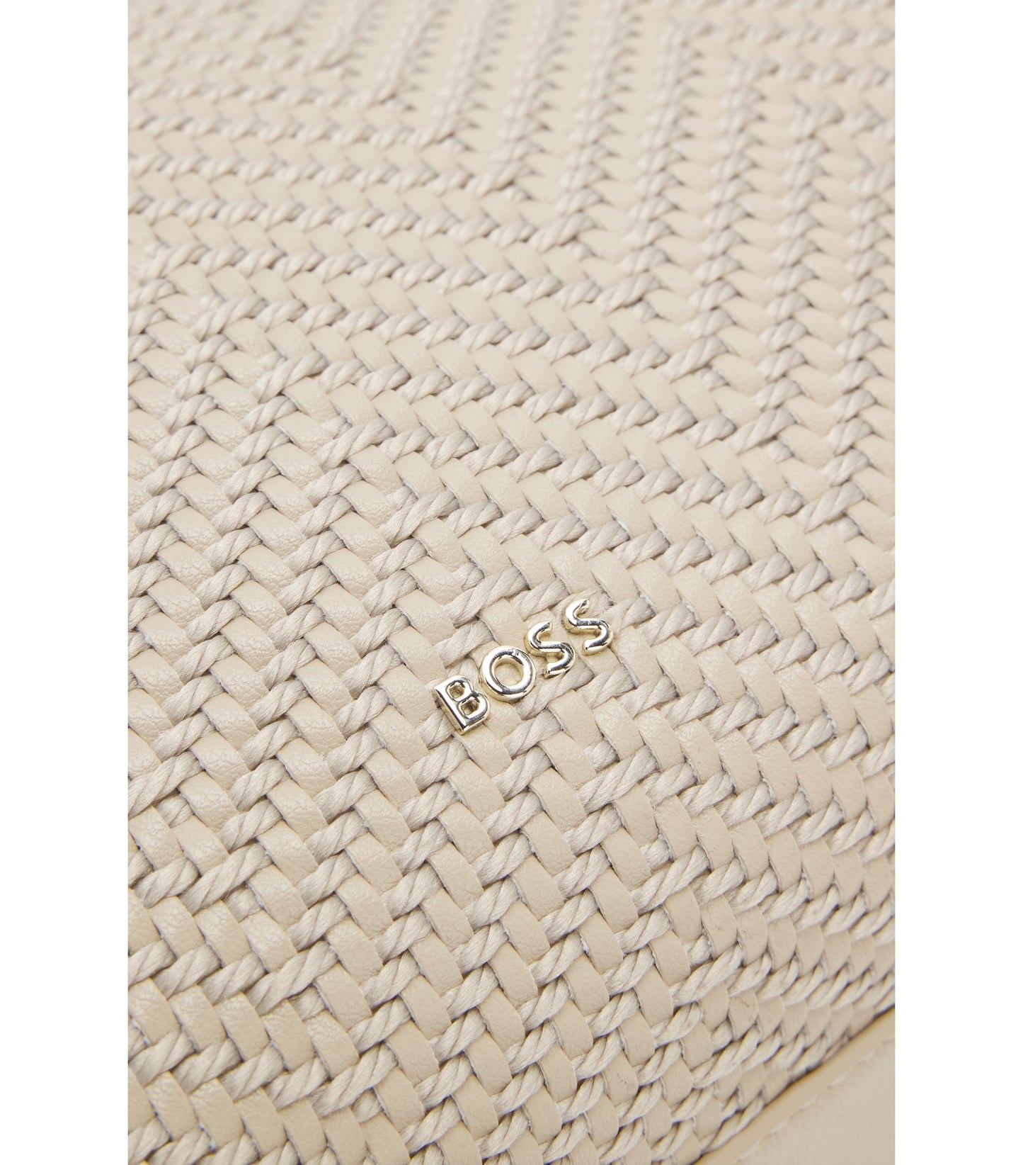 Woven crossbody bag with Double B monogram