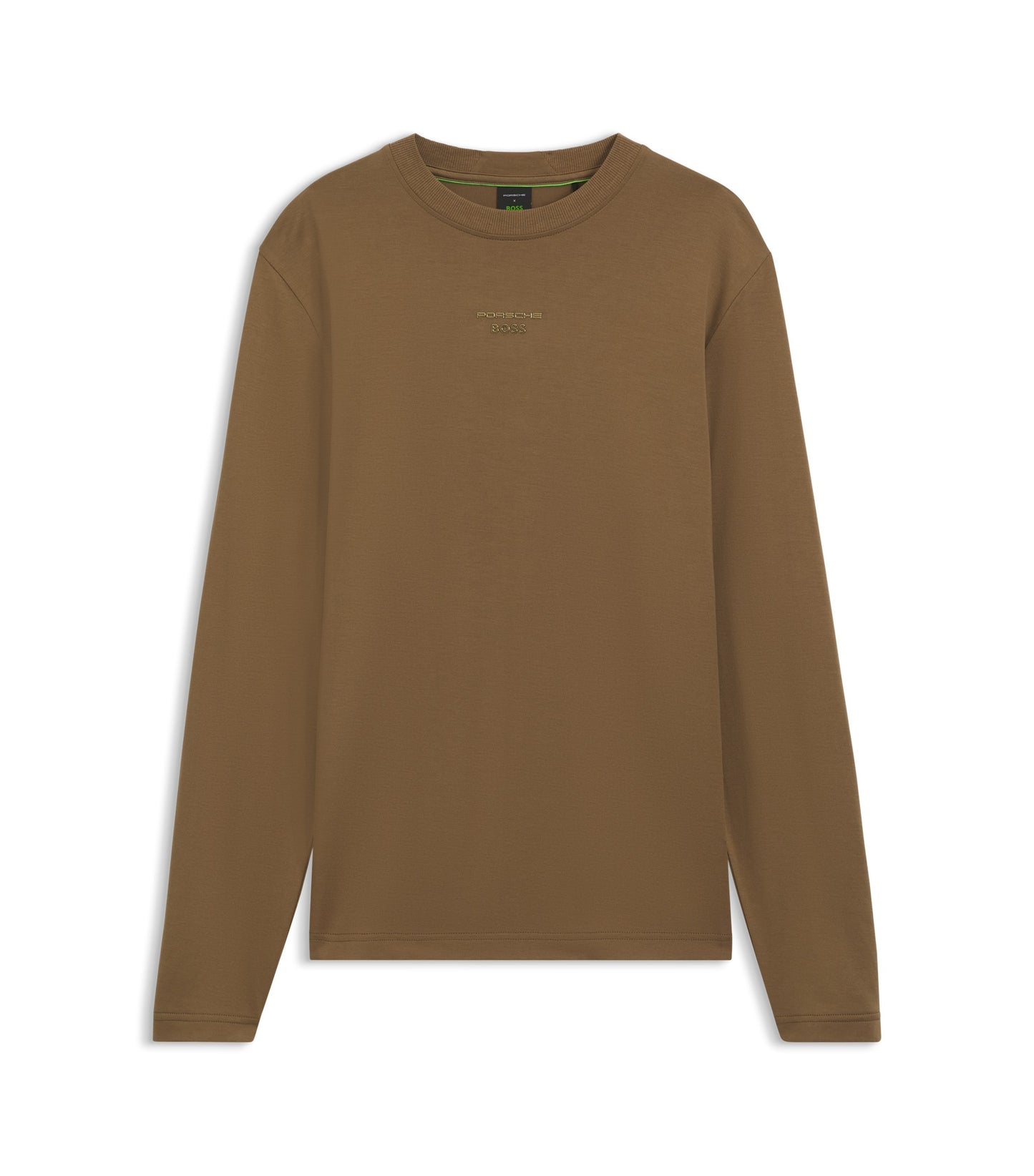 Porsche x BOSS long-sleeved T-shirt with gloss logo