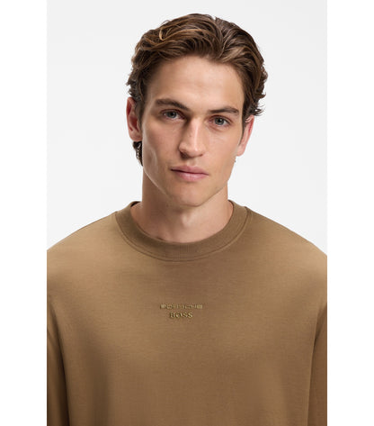 Porsche x BOSS long-sleeved T-shirt with gloss logo