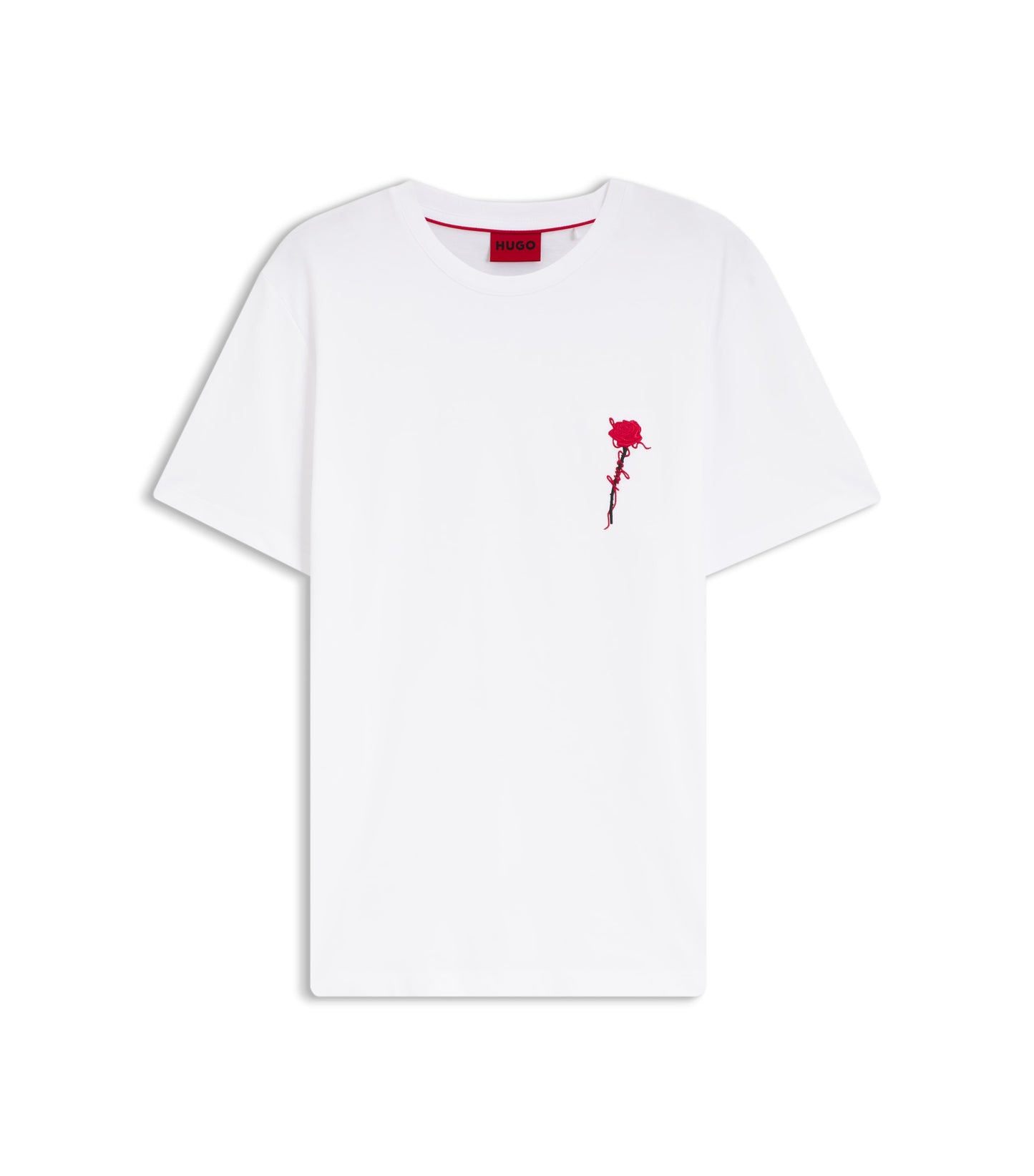 Cotton T-shirt with logo artwork