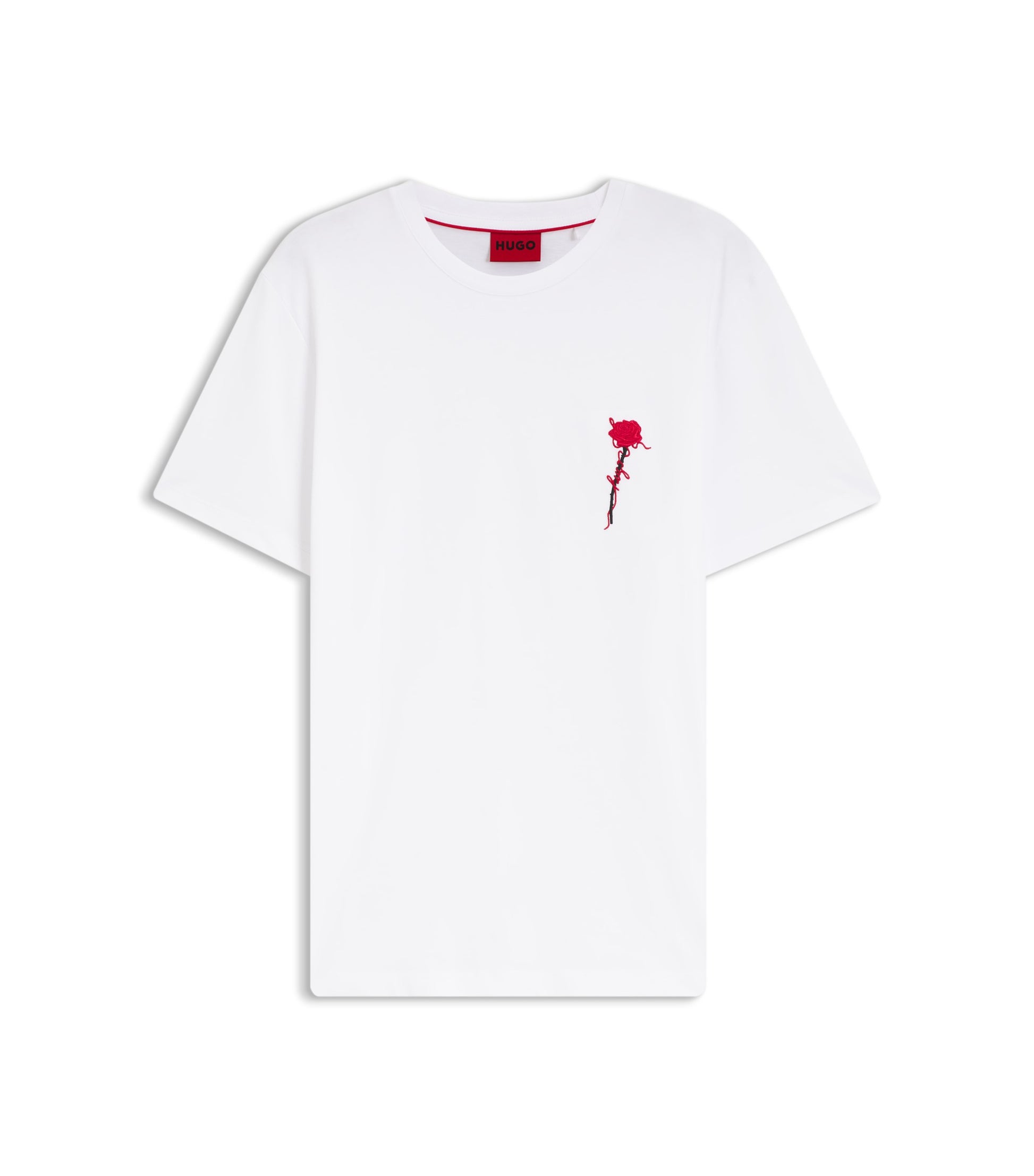 Cotton T-shirt with logo artwork