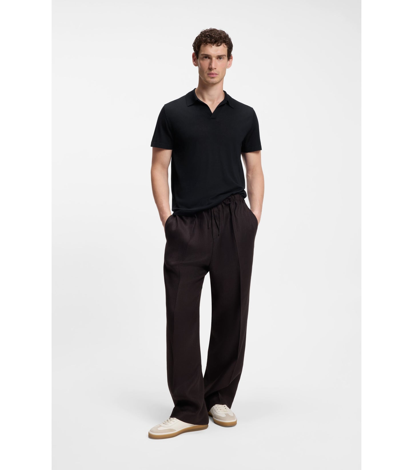 BOSS BY BECKHAM knitted sweater in virgin wool