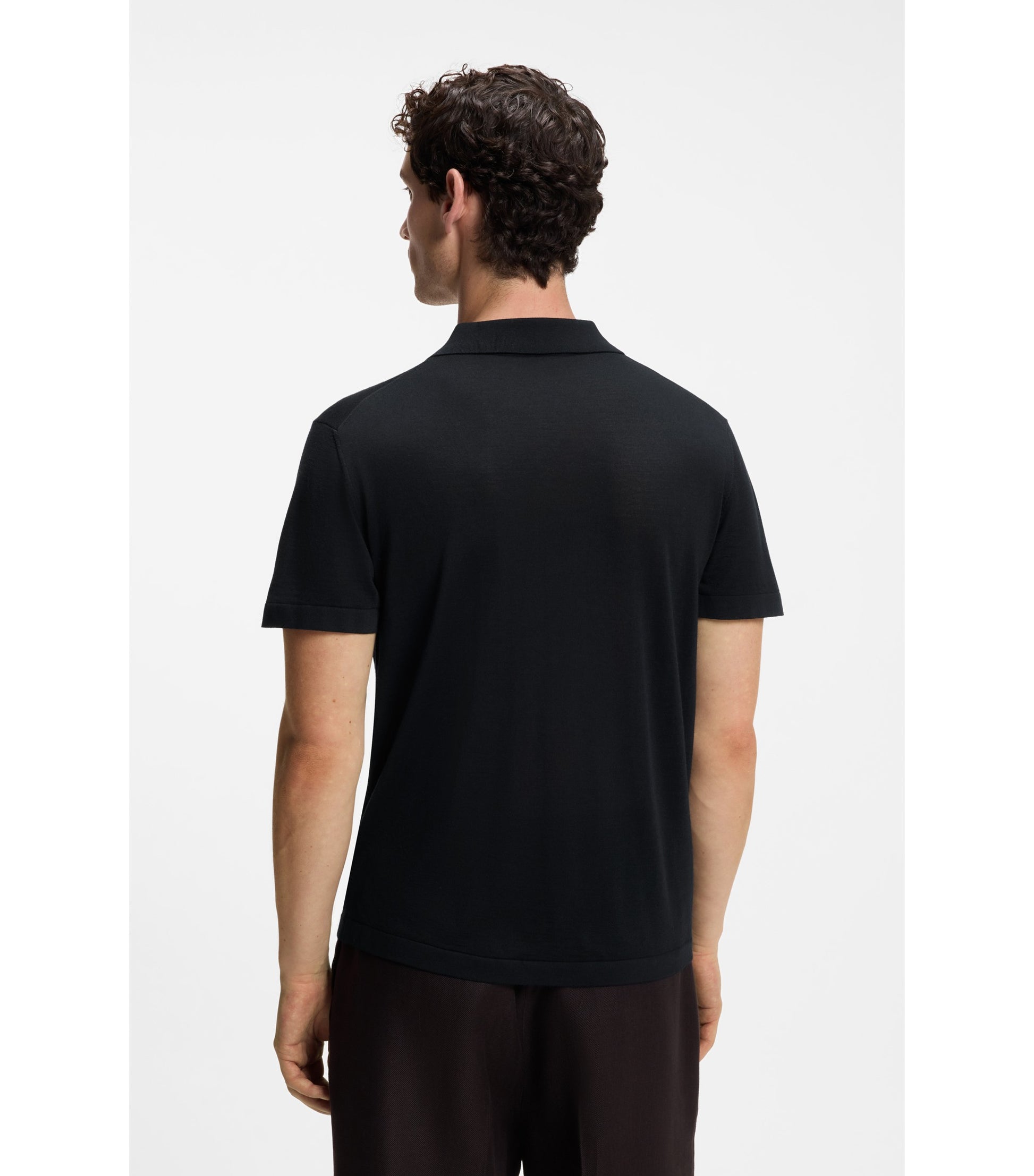 BOSS BY BECKHAM knitted sweater in virgin wool