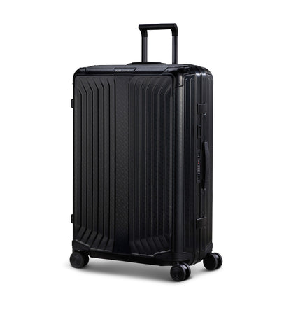 BOSS | Samsonite anodised-aluminium check-in suitcase with monograms