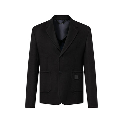 Double Face Cashmere and Wool Blend Blazer
