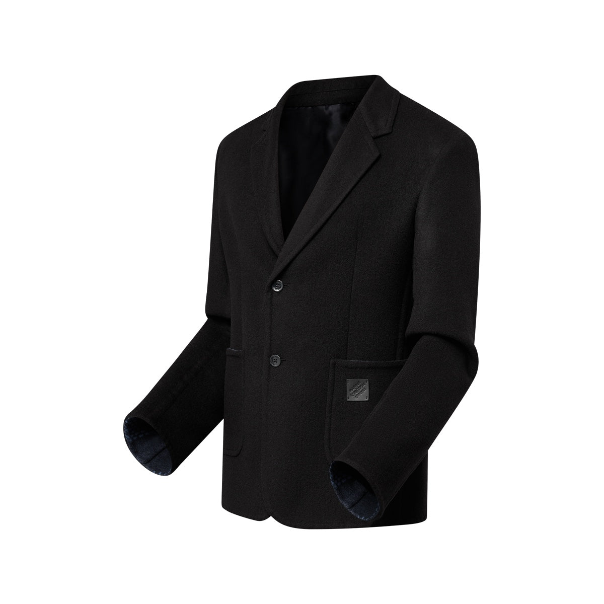 Double Face Cashmere and Wool Blend Blazer