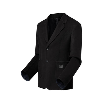 Double Face Cashmere and Wool Blend Blazer