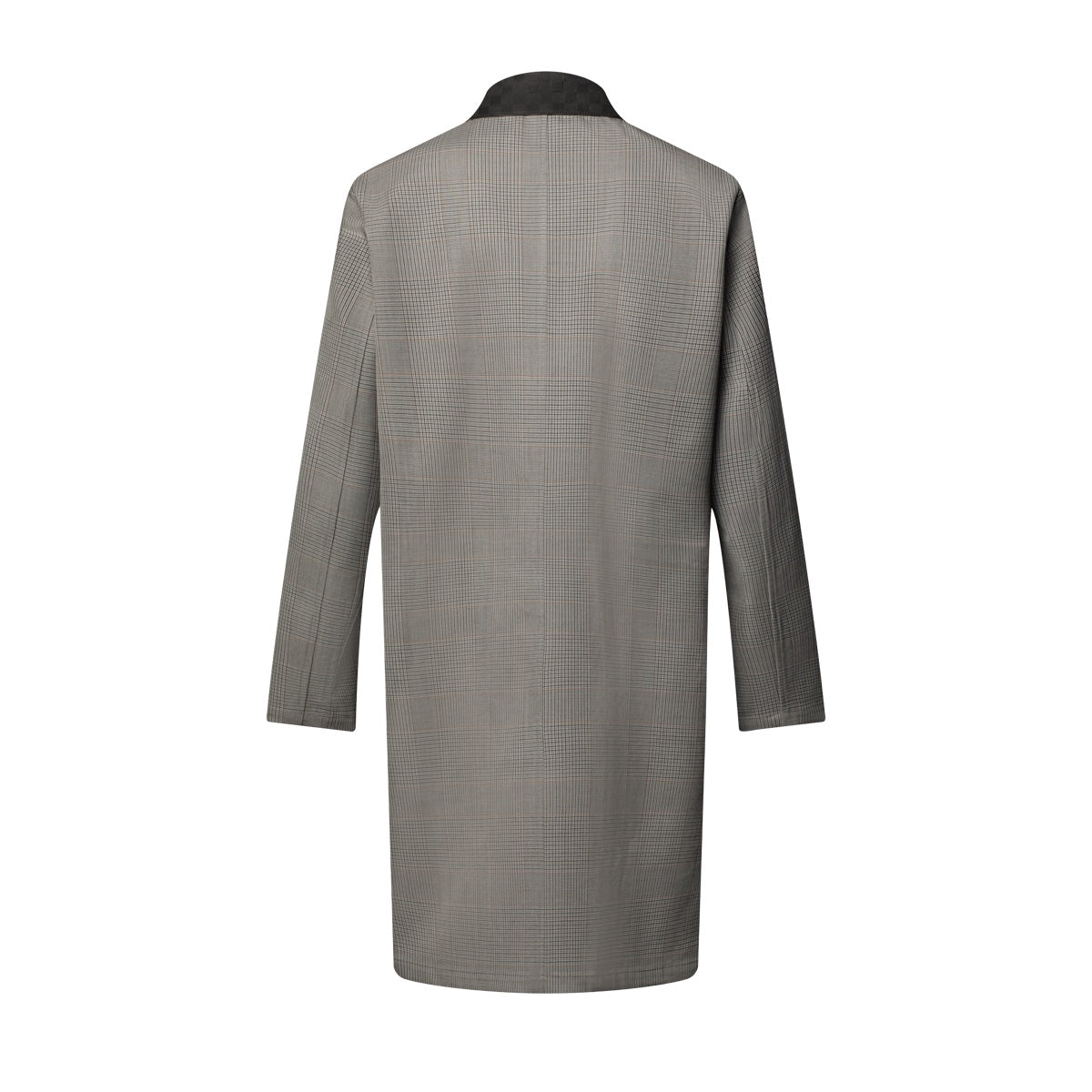 Raincoat With Damier Suede Collar