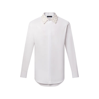 Embellished Collar Evening Shirt