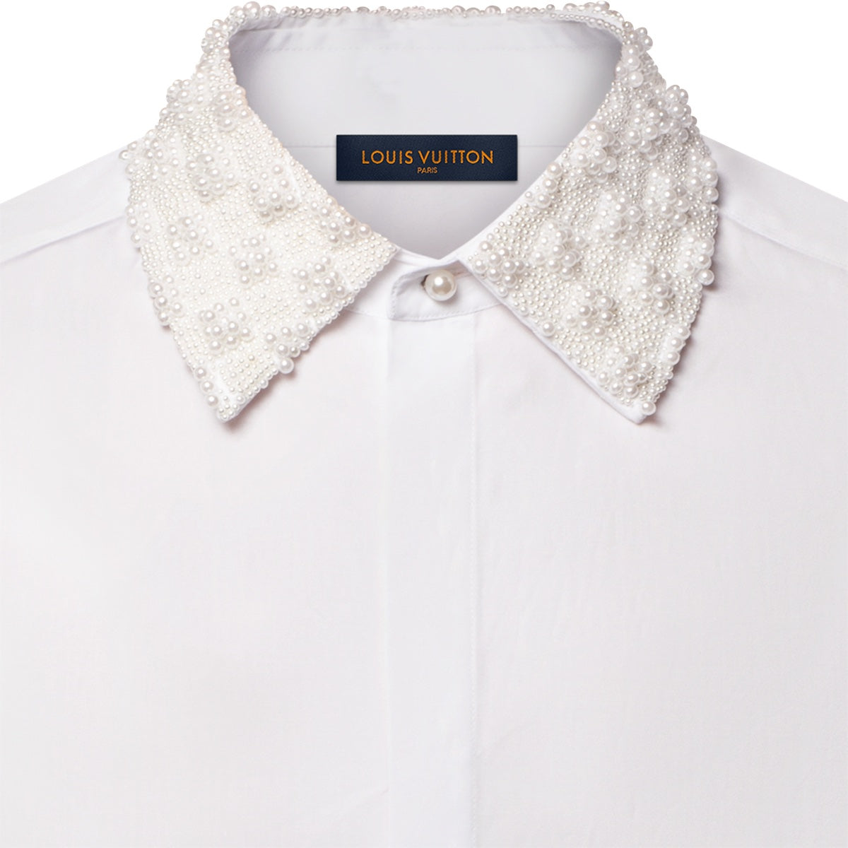 Embellished Collar Evening Shirt