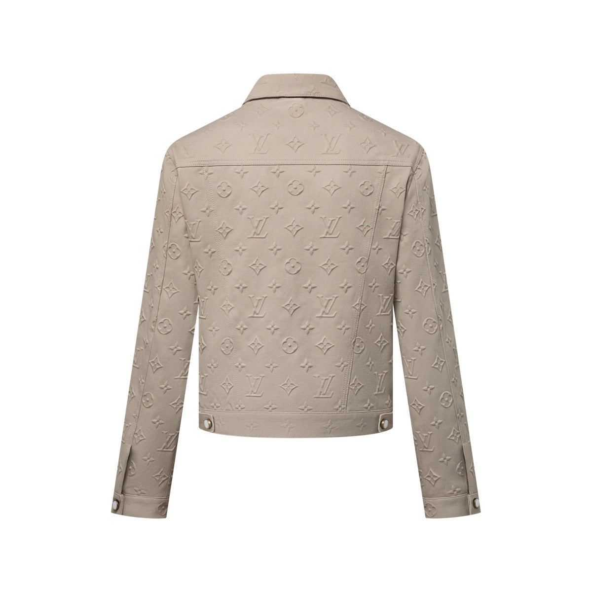 Monogram Embossed Denim Jacket