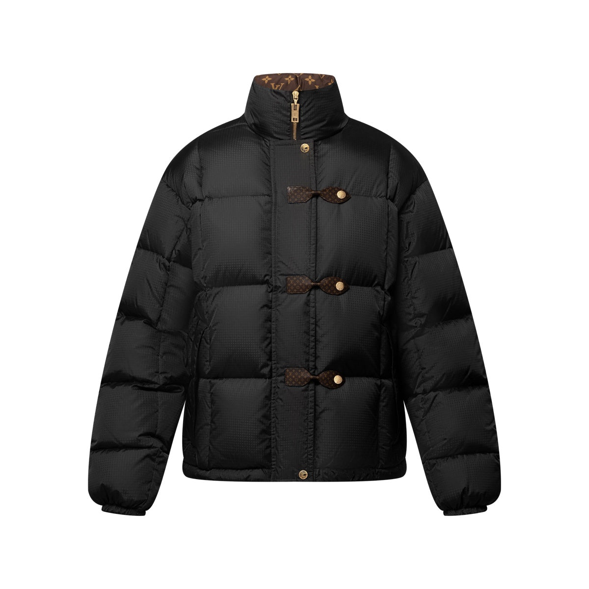 Monogram Accent Pillow Puffer Jacket