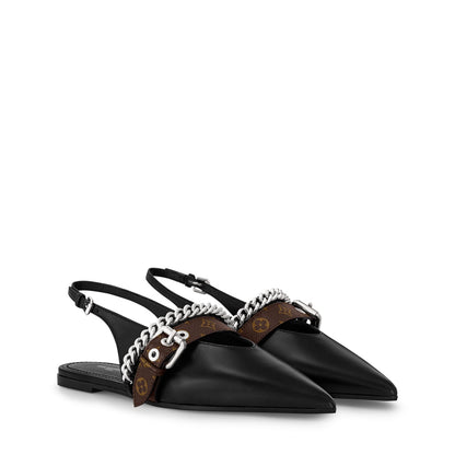 LV Vibe Slingback Flat Ballerinas
