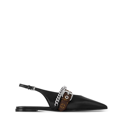 LV Vibe Slingback Flat Ballerinas