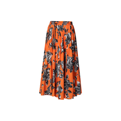 Plisse Long Skirt