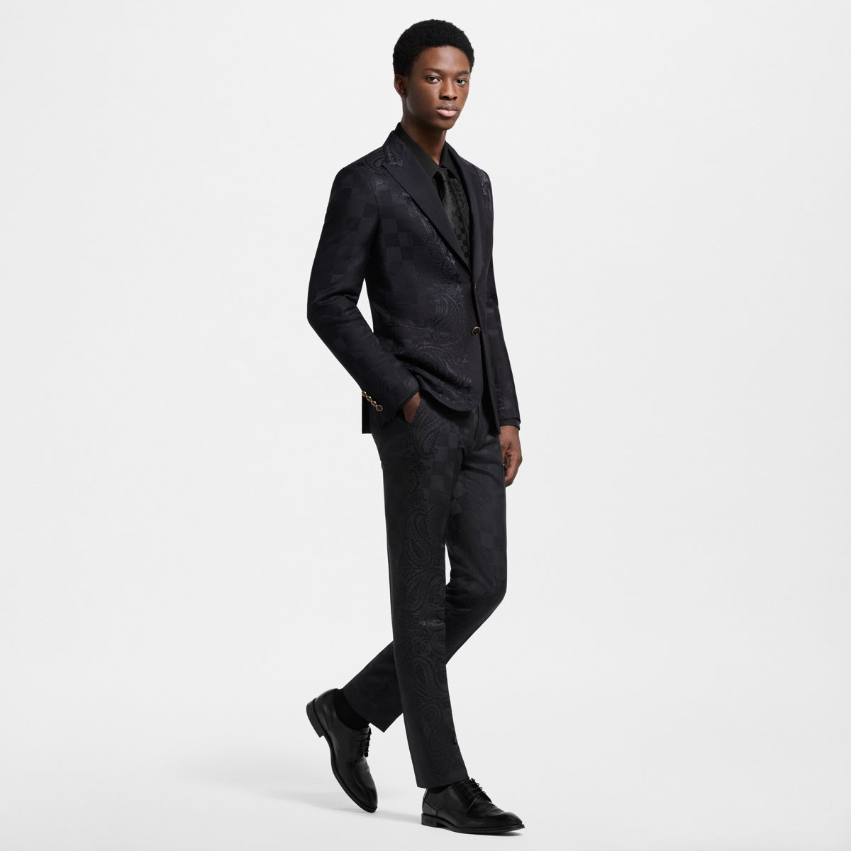 Satin Cigarette Evening Trousers