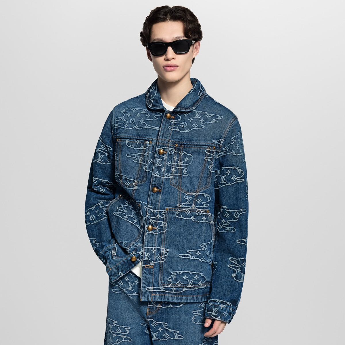 Monogram Denim Workwear Blouson