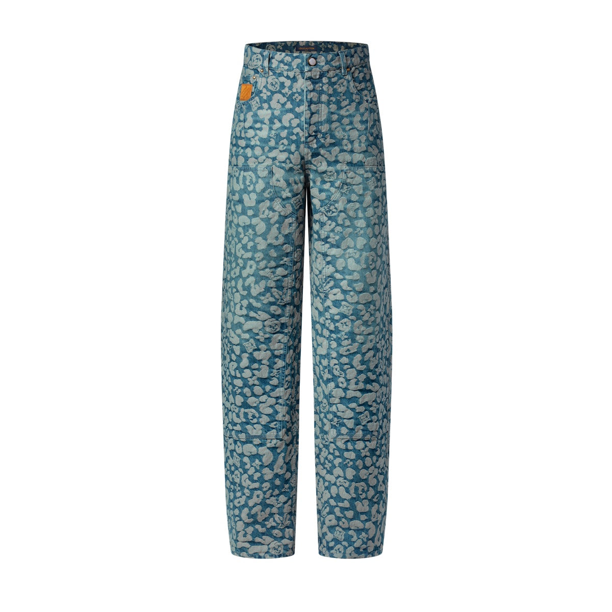 Jacquard Workwear Denim Trousers