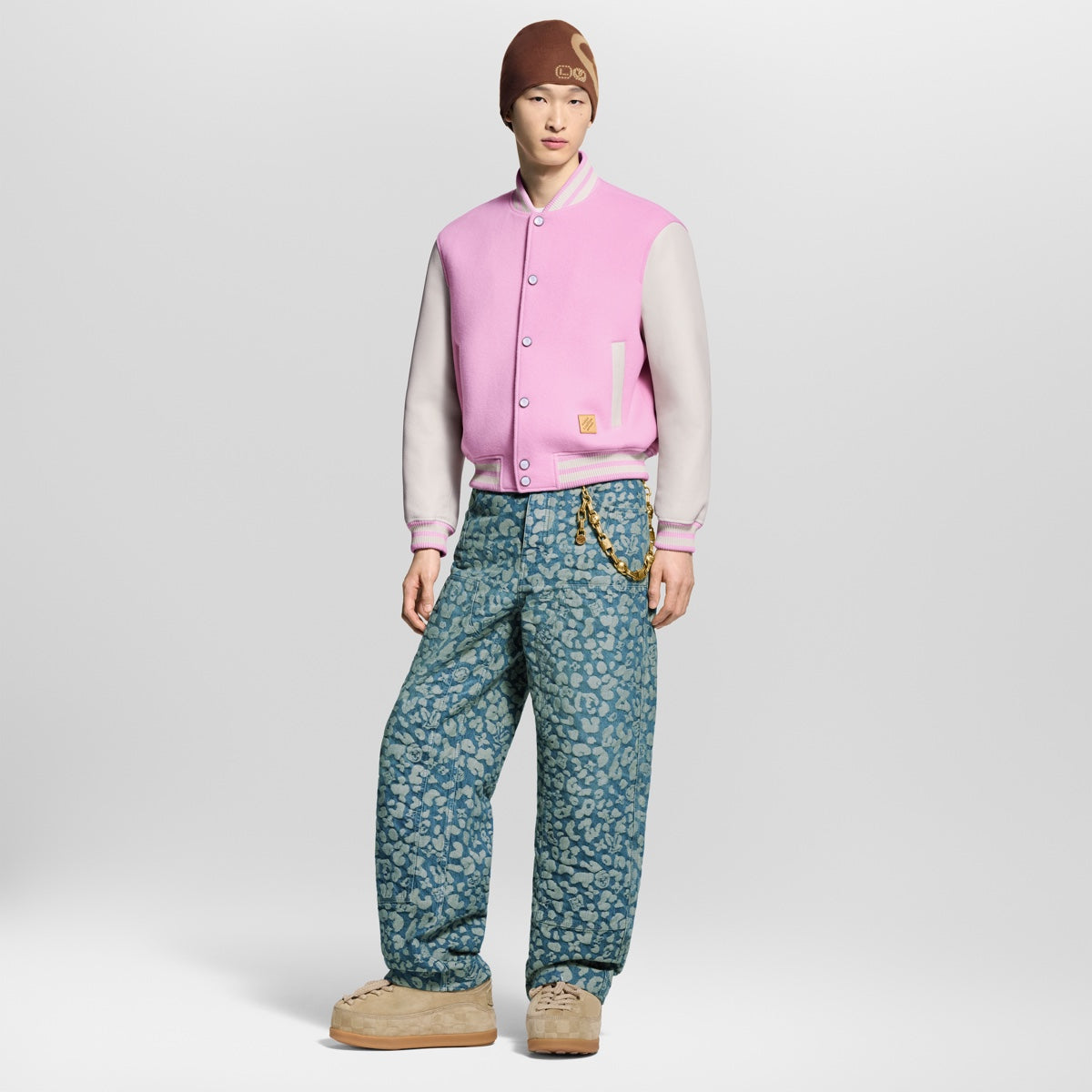 Jacquard Workwear Denim Trousers