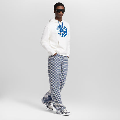 Damier Wide Leg Jeans