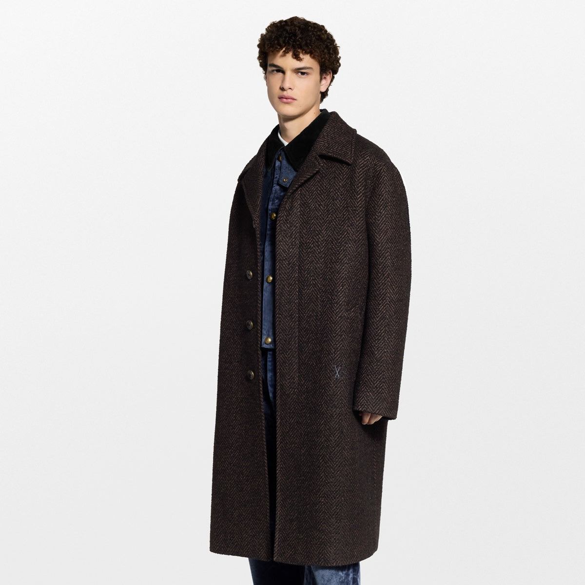 Herringbone Relaxed Coat
