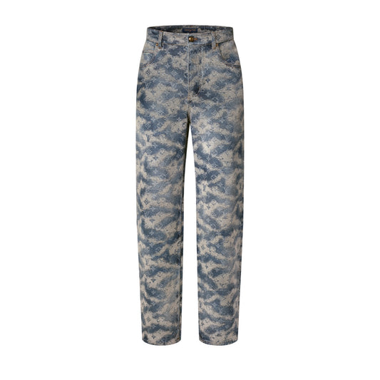 Monogram Denim Skate Trousers