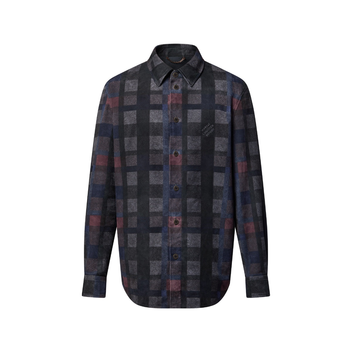 Printed Leather Shirt