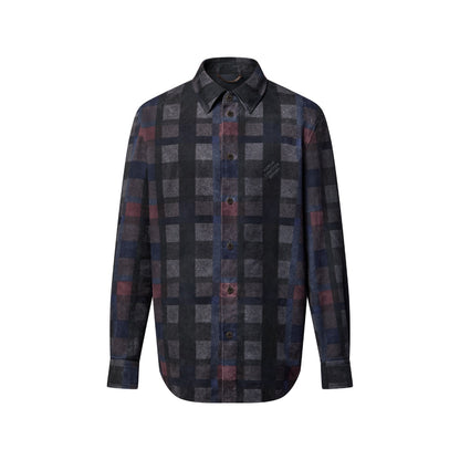 Printed Leather Shirt