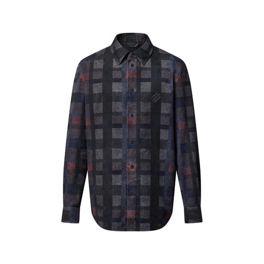 Printed Leather Shirt