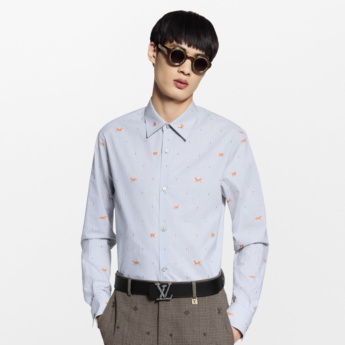Striped Fil Coupé Shirt